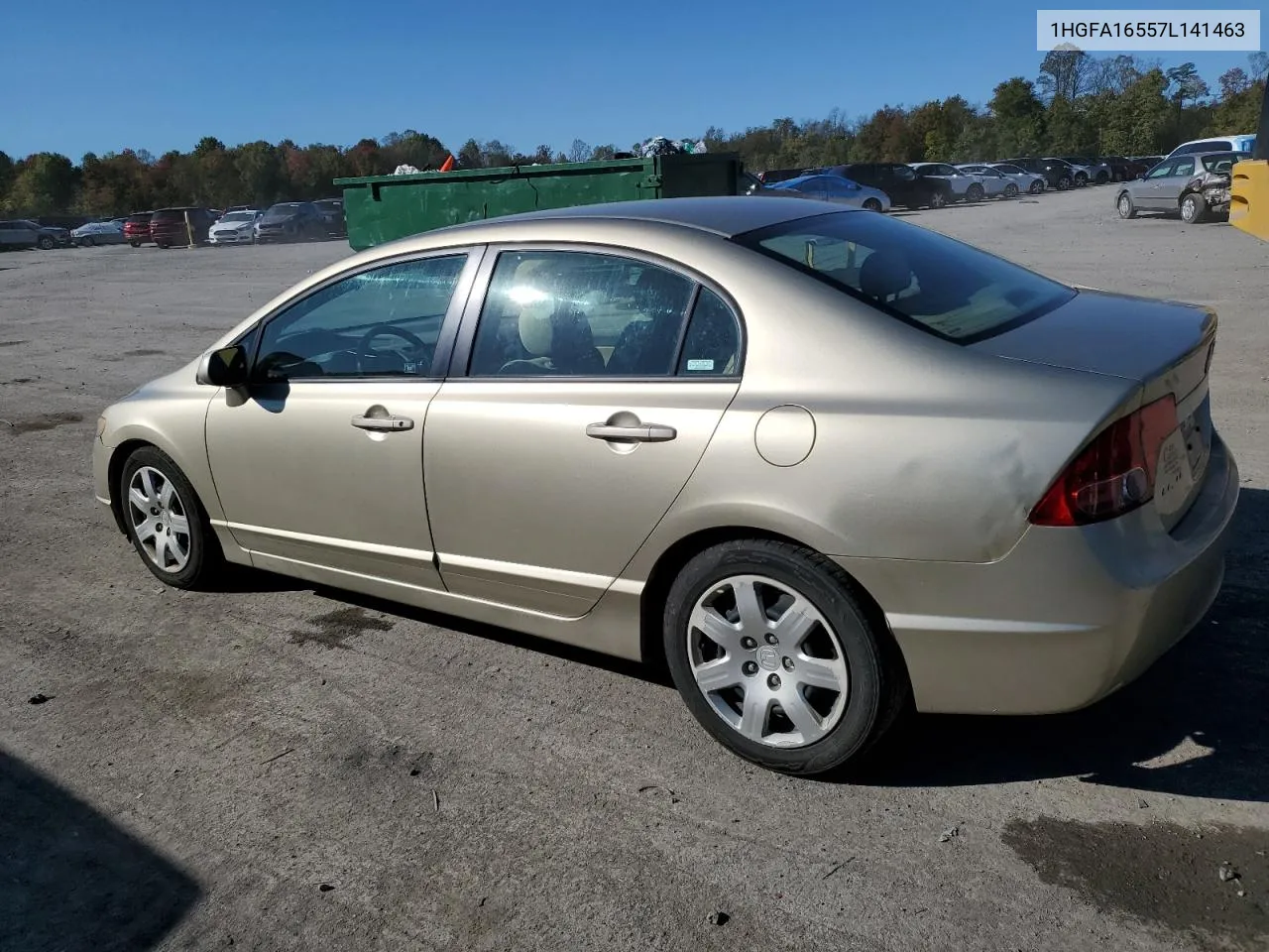 1HGFA16557L141463 2007 Honda Civic Lx