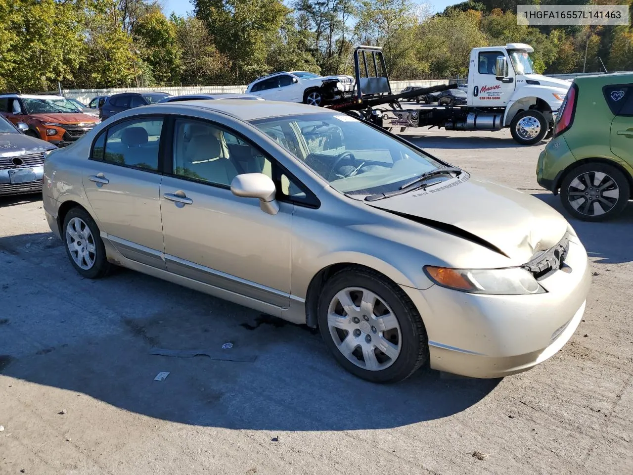 1HGFA16557L141463 2007 Honda Civic Lx