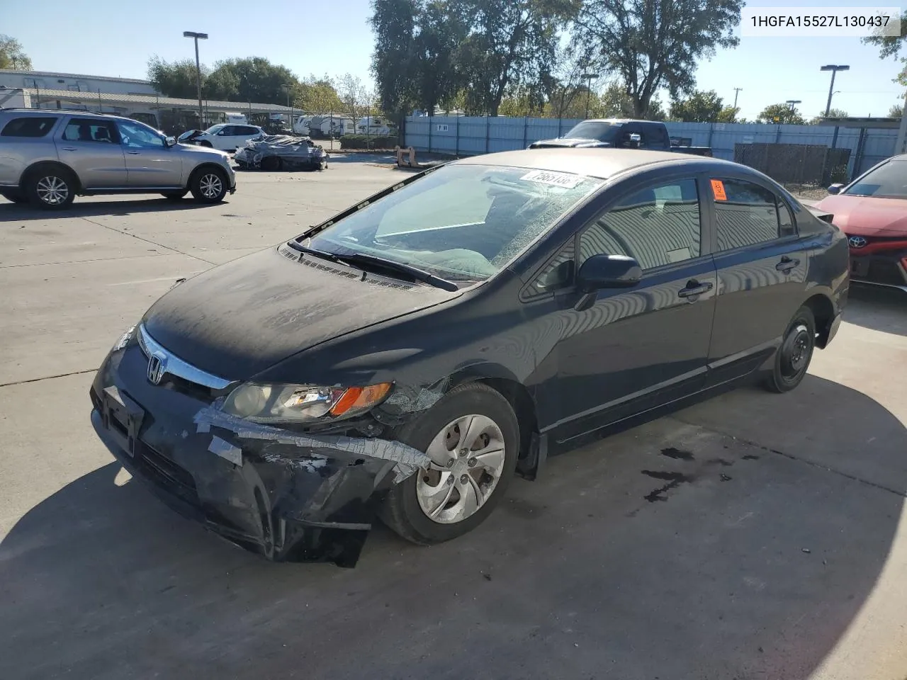 1HGFA15527L130437 2007 Honda Civic Lx