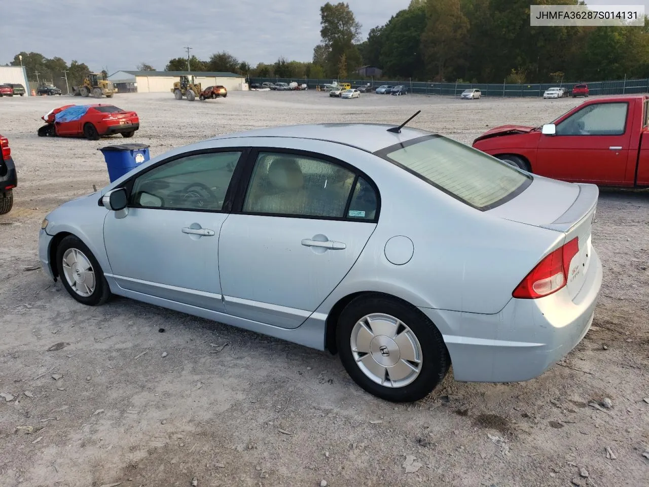 2007 Honda Civic Hybrid VIN: JHMFA36287S014131 Lot: 75695914