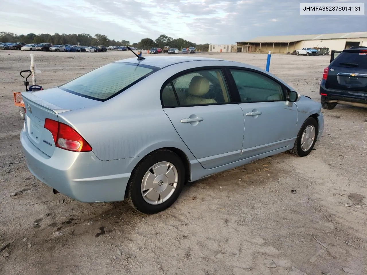 2007 Honda Civic Hybrid VIN: JHMFA36287S014131 Lot: 75695914