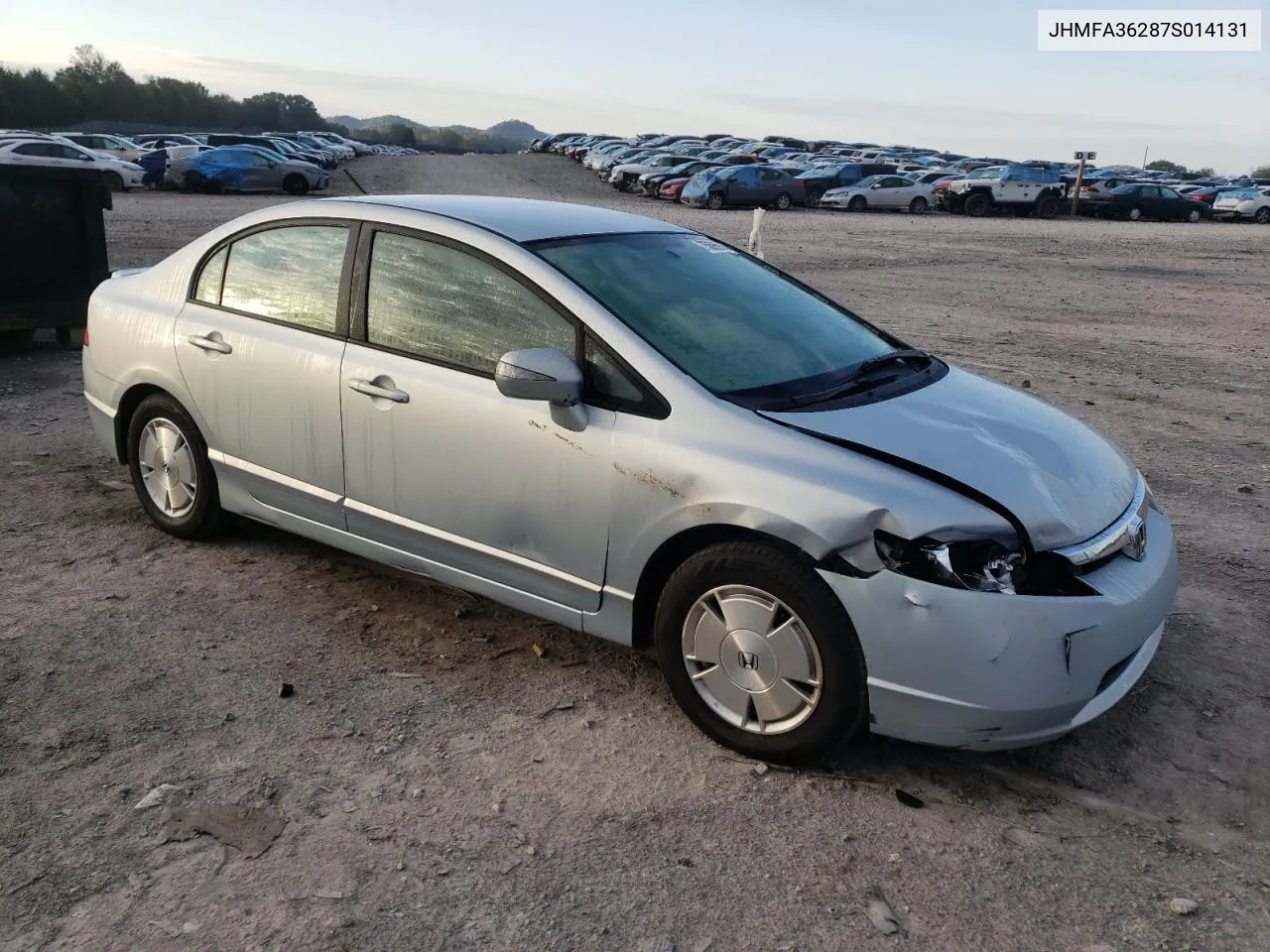 2007 Honda Civic Hybrid VIN: JHMFA36287S014131 Lot: 75695914