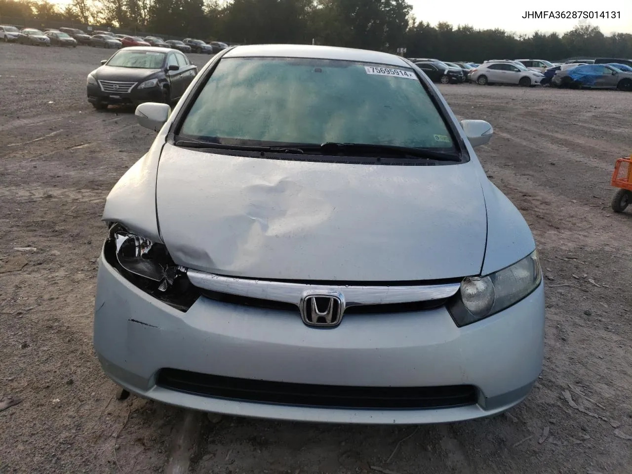 2007 Honda Civic Hybrid VIN: JHMFA36287S014131 Lot: 75695914