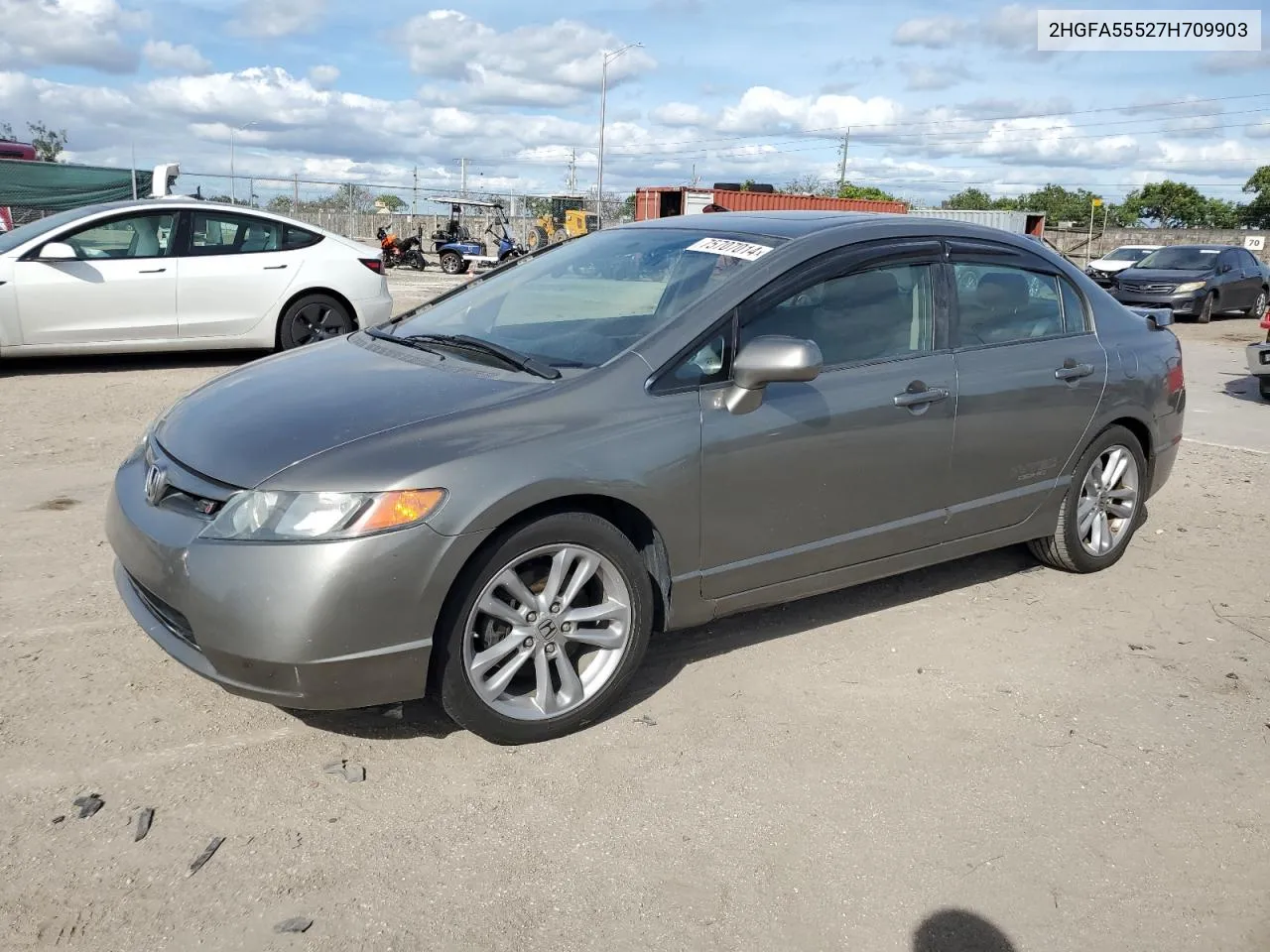 2007 Honda Civic Si VIN: 2HGFA55527H709903 Lot: 75707014