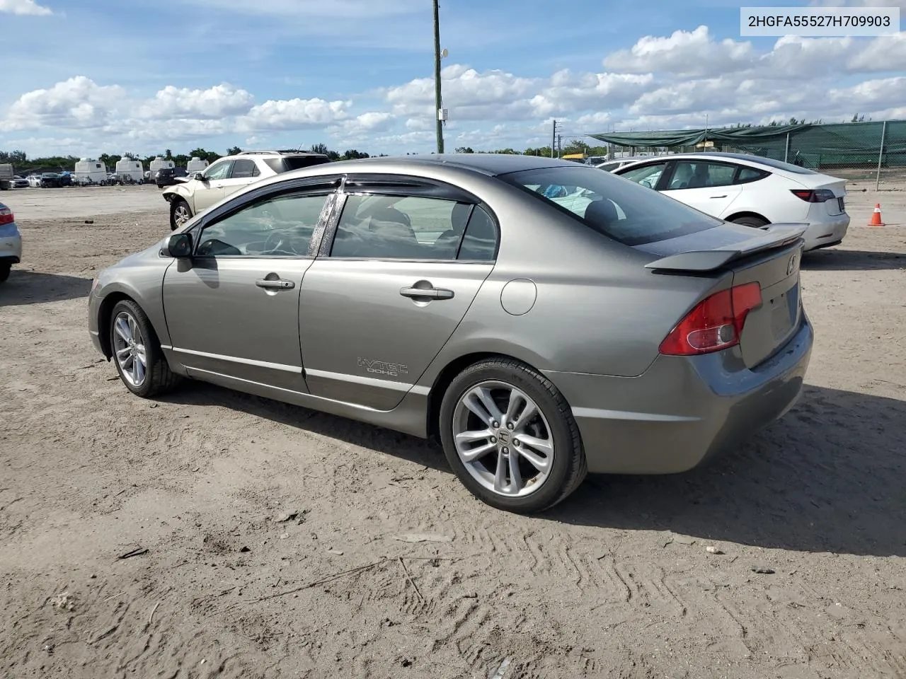 2007 Honda Civic Si VIN: 2HGFA55527H709903 Lot: 75707014