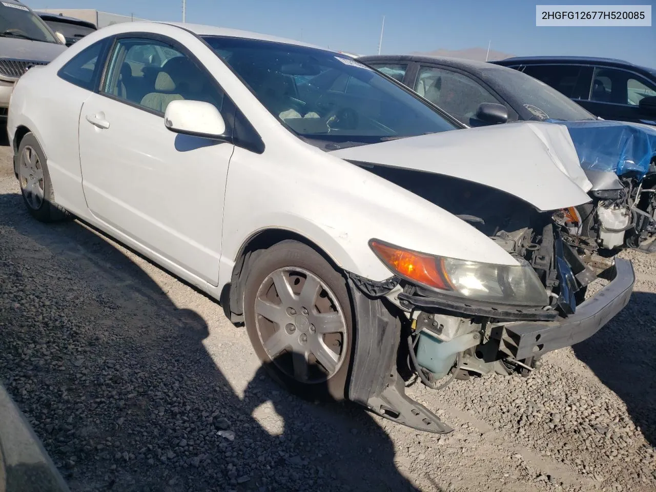 2007 Honda Civic Lx VIN: 2HGFG12677H520085 Lot: 75713004