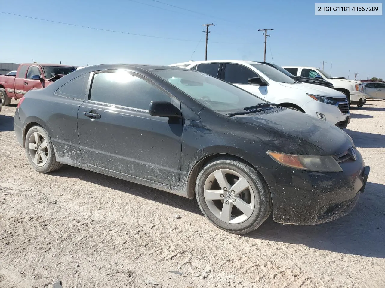 2007 Honda Civic Ex VIN: 2HGFG11817H567289 Lot: 75746344