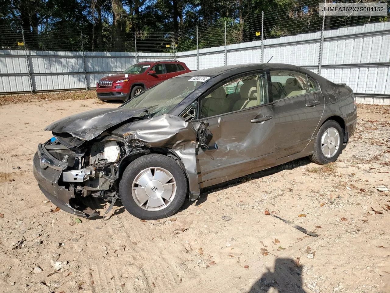 2007 Honda Civic Hybrid VIN: JHMFA362X7S004152 Lot: 75900714