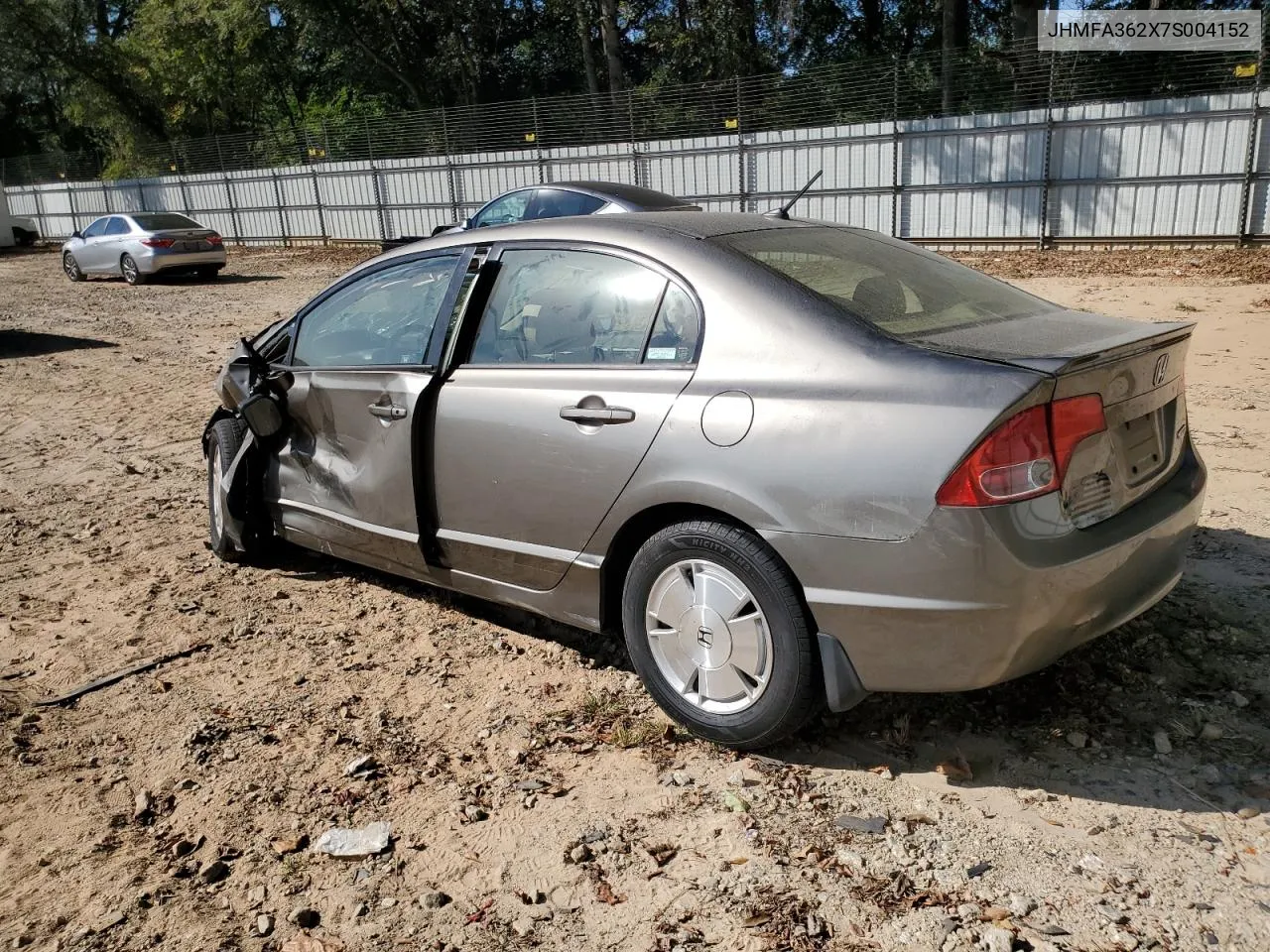 2007 Honda Civic Hybrid VIN: JHMFA362X7S004152 Lot: 75900714