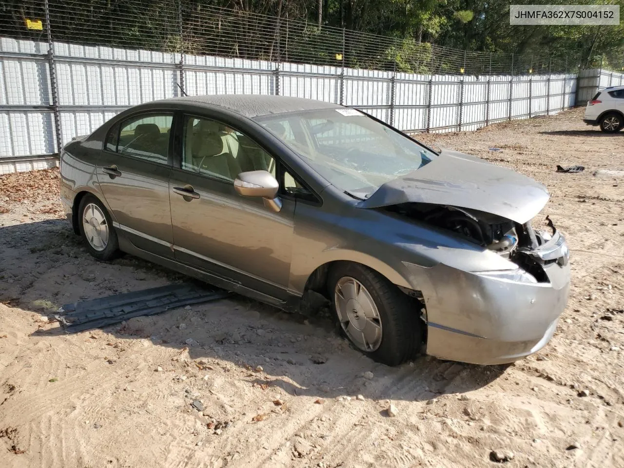 2007 Honda Civic Hybrid VIN: JHMFA362X7S004152 Lot: 75900714