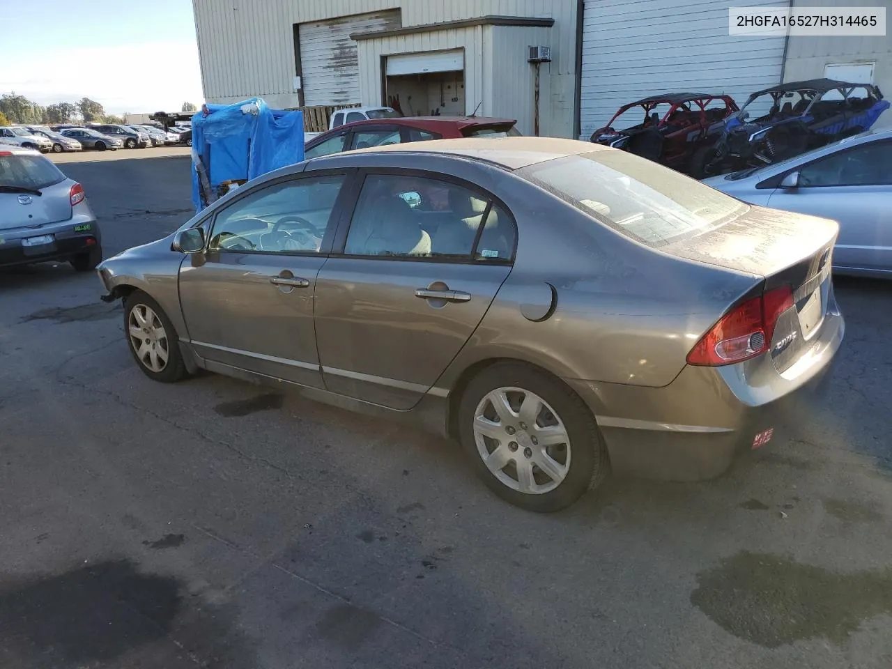 2007 Honda Civic Lx VIN: 2HGFA16527H314465 Lot: 75906214