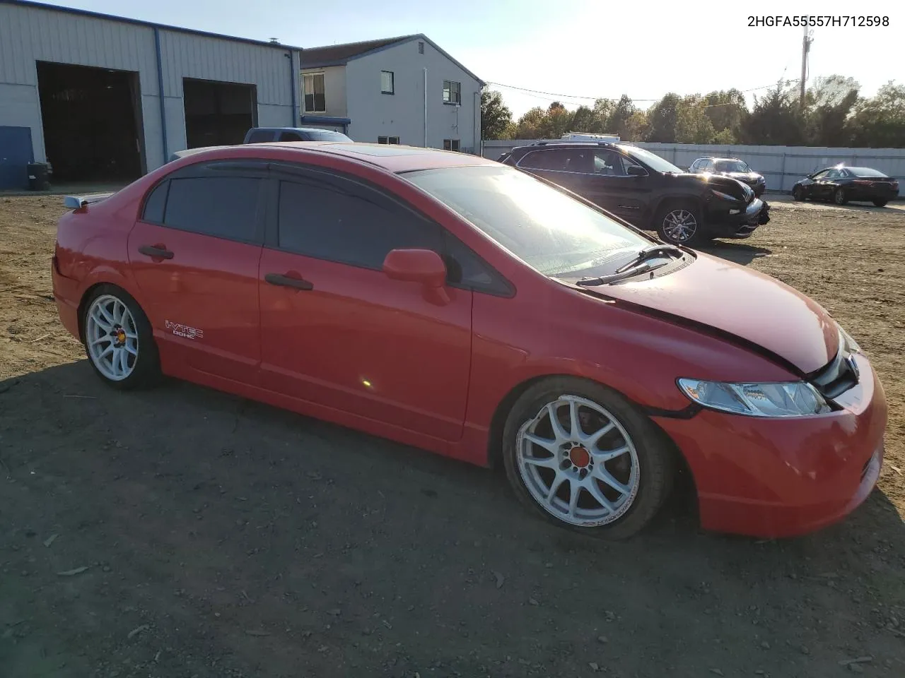 2007 Honda Civic Si VIN: 2HGFA55557H712598 Lot: 75909734