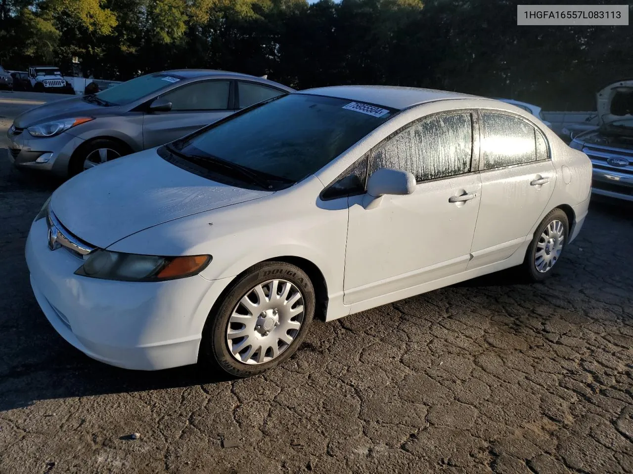 2007 Honda Civic Lx VIN: 1HGFA16557L083113 Lot: 75955504