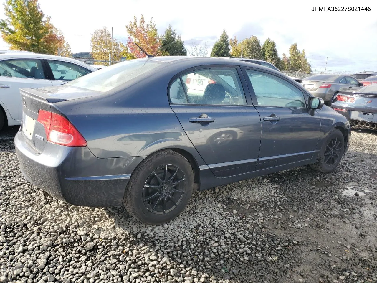 2007 Honda Civic Hybrid VIN: JHMFA36227S021446 Lot: 76173164