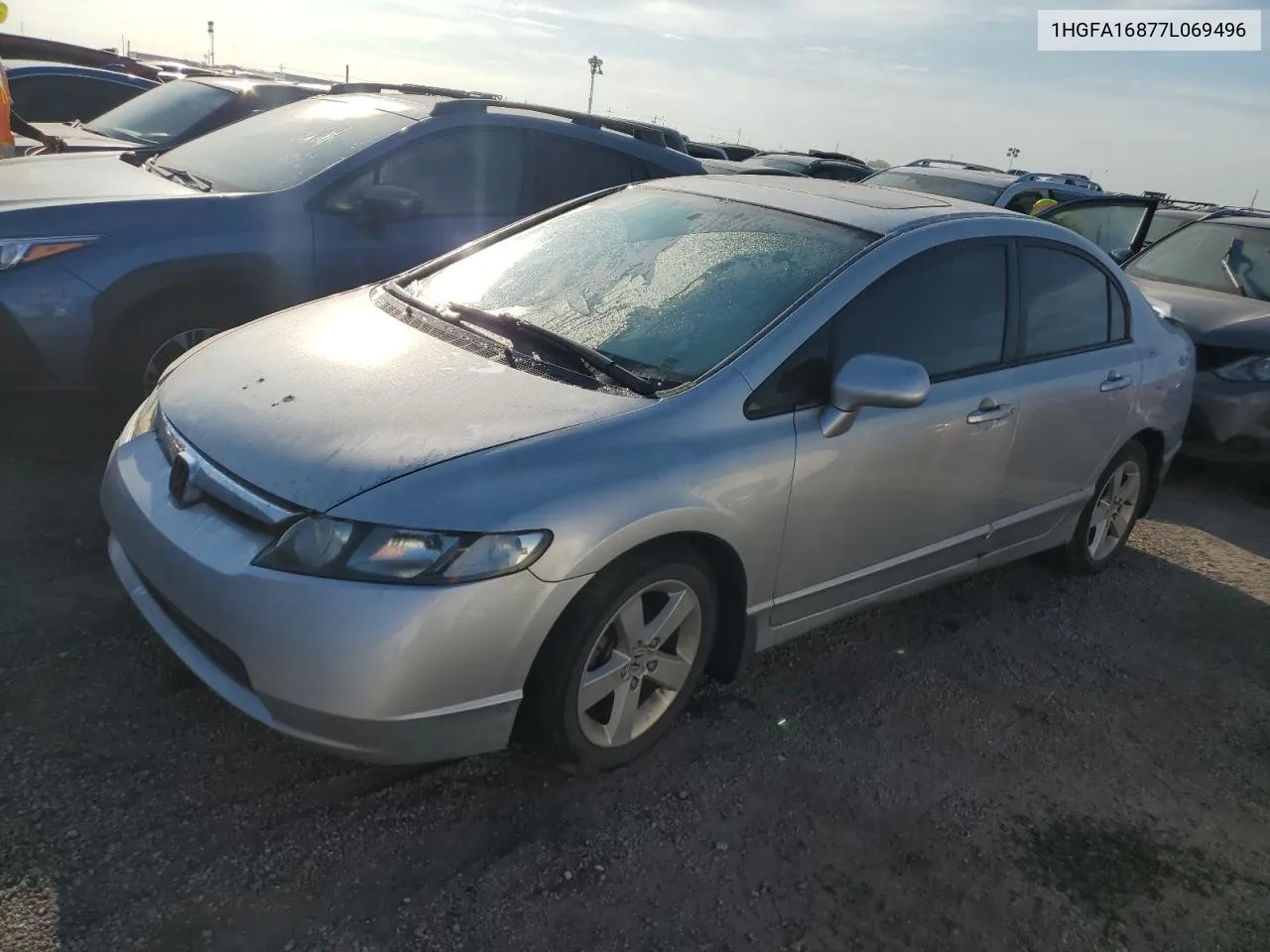 1HGFA16877L069496 2007 Honda Civic Ex