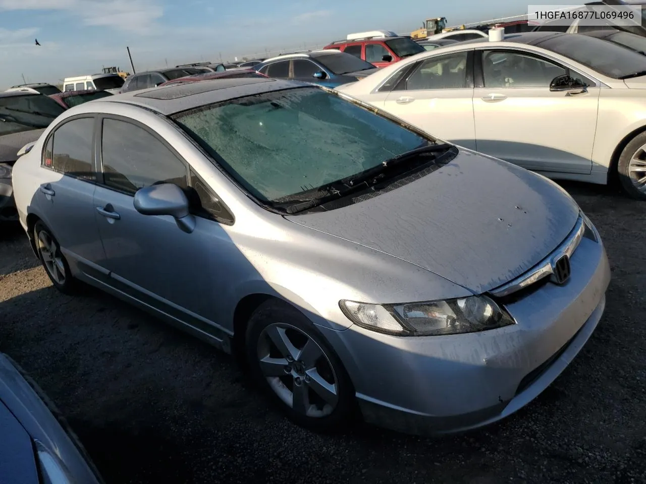 1HGFA16877L069496 2007 Honda Civic Ex