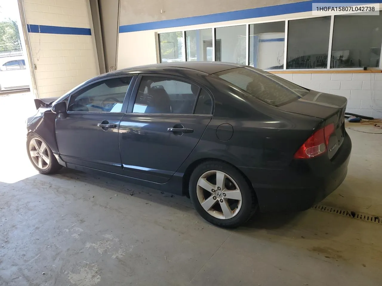 2007 Honda Civic Ex VIN: 1HGFA15807L042738 Lot: 76375434