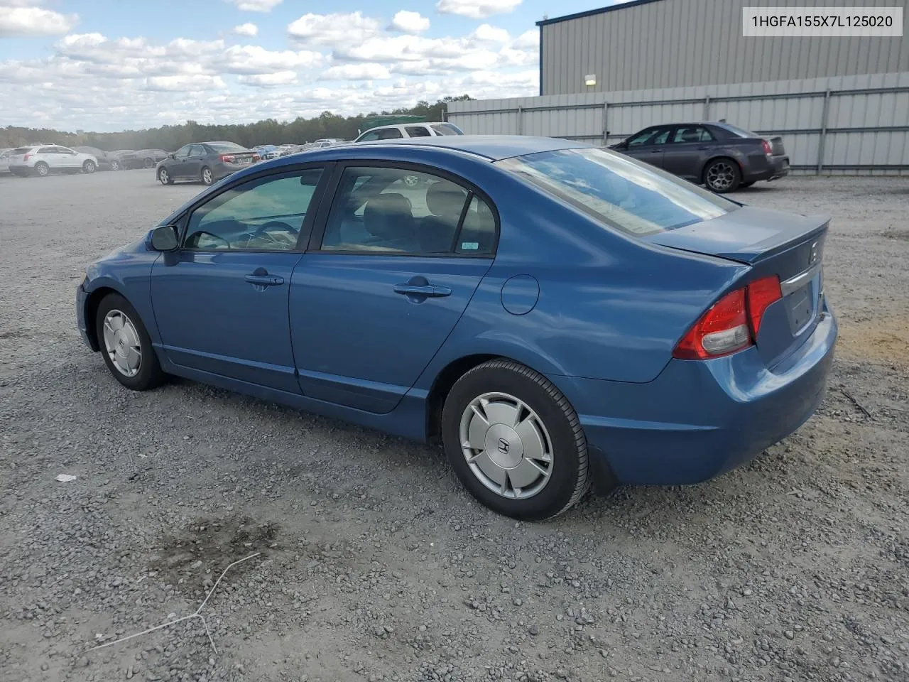 2007 Honda Civic Lx VIN: 1HGFA155X7L125020 Lot: 76643874