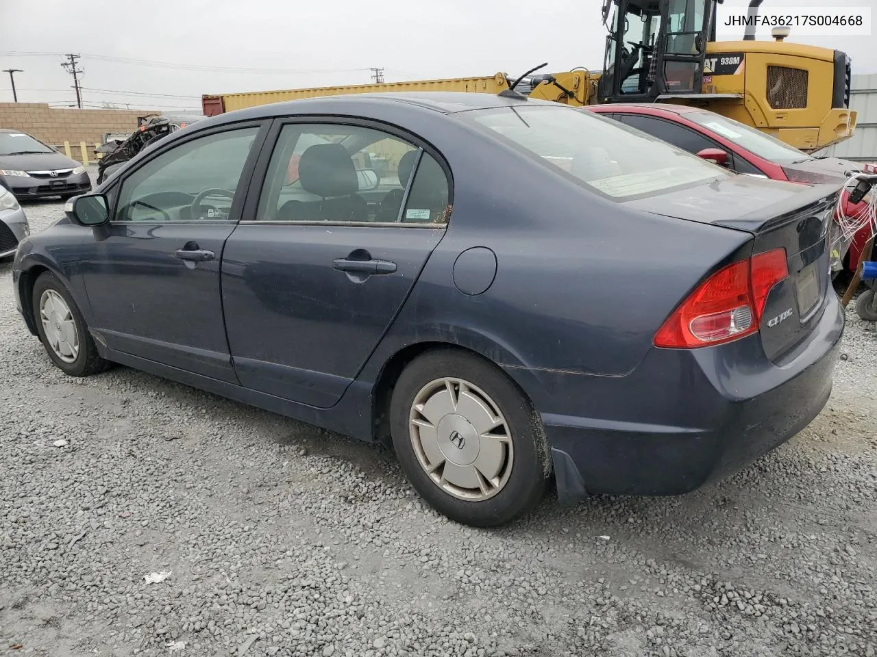 2007 Honda Civic Hybrid VIN: JHMFA36217S004668 Lot: 76708264