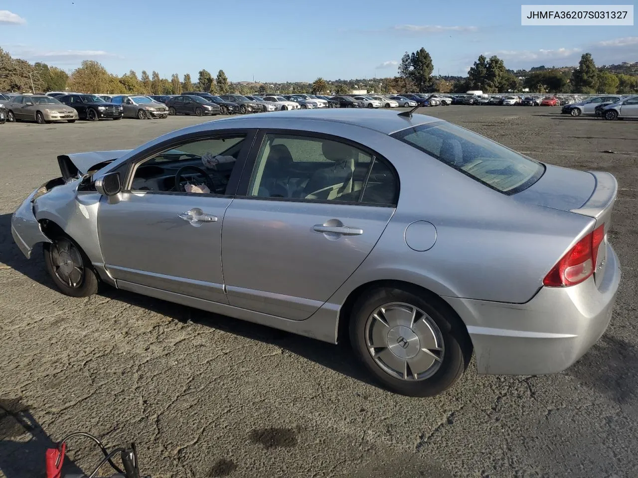 2007 Honda Civic Hybrid VIN: JHMFA36207S031327 Lot: 76739494