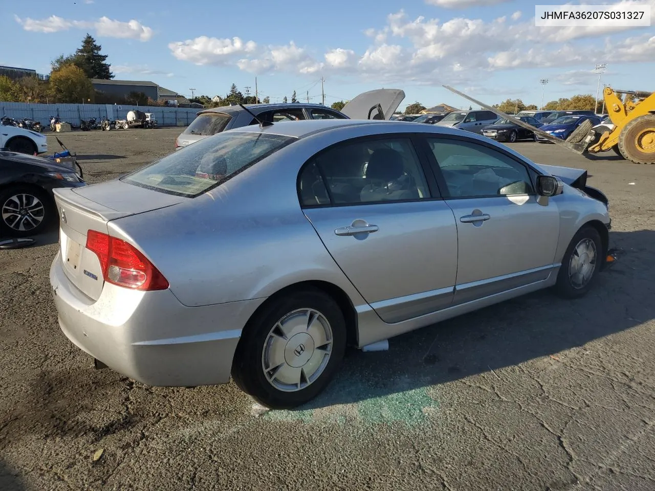 2007 Honda Civic Hybrid VIN: JHMFA36207S031327 Lot: 76739494