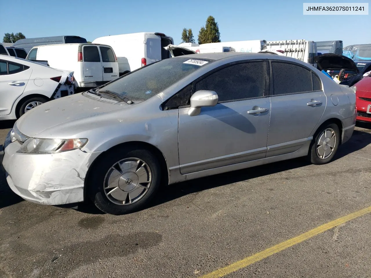 2007 Honda Civic Hybrid VIN: JHMFA36207S011241 Lot: 76765934