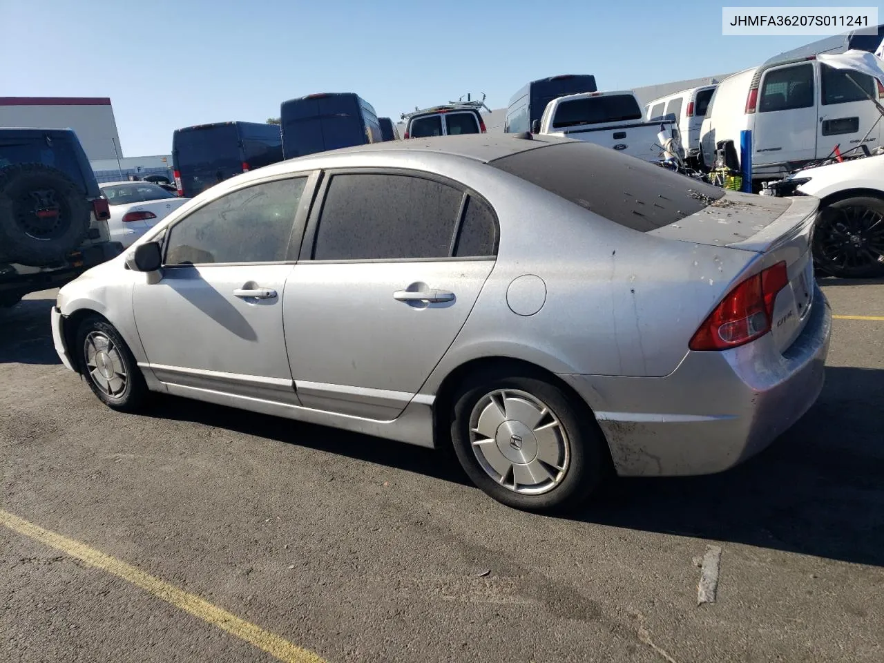 2007 Honda Civic Hybrid VIN: JHMFA36207S011241 Lot: 76765934