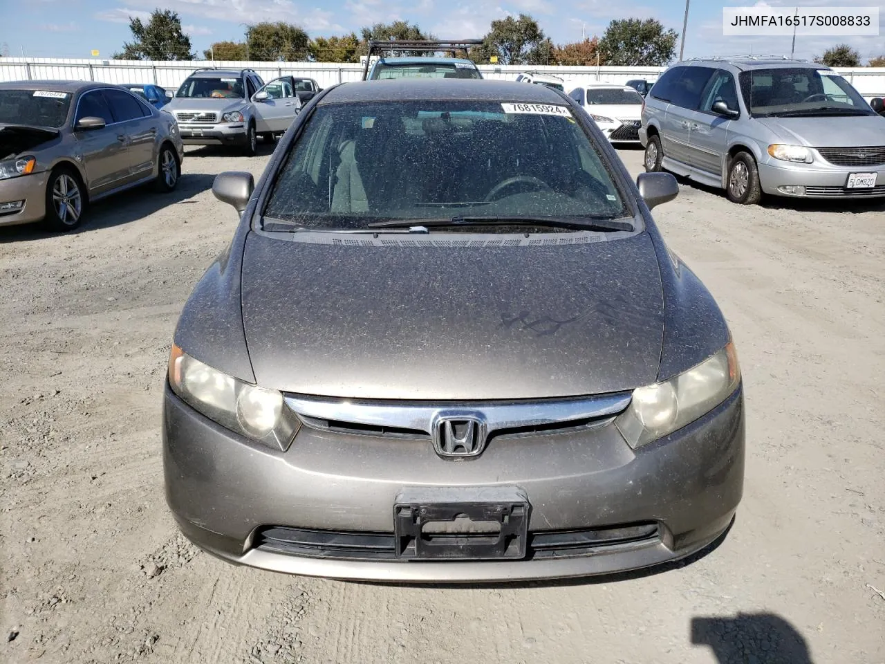 JHMFA16517S008833 2007 Honda Civic Lx