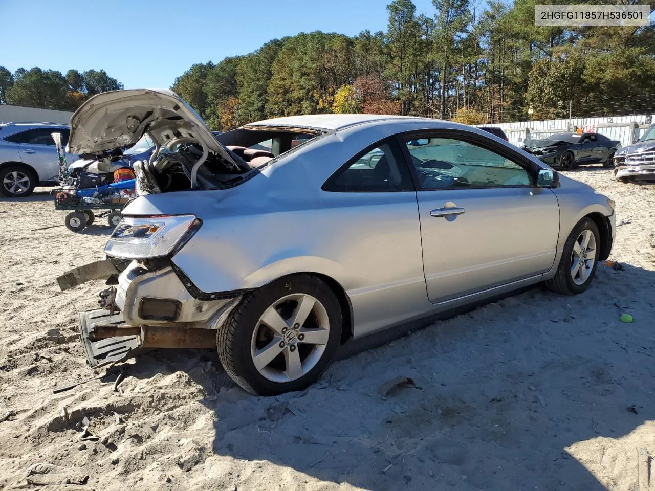 2007 Honda Civic Ex VIN: 2HGFG11857H536501 Lot: 77140994