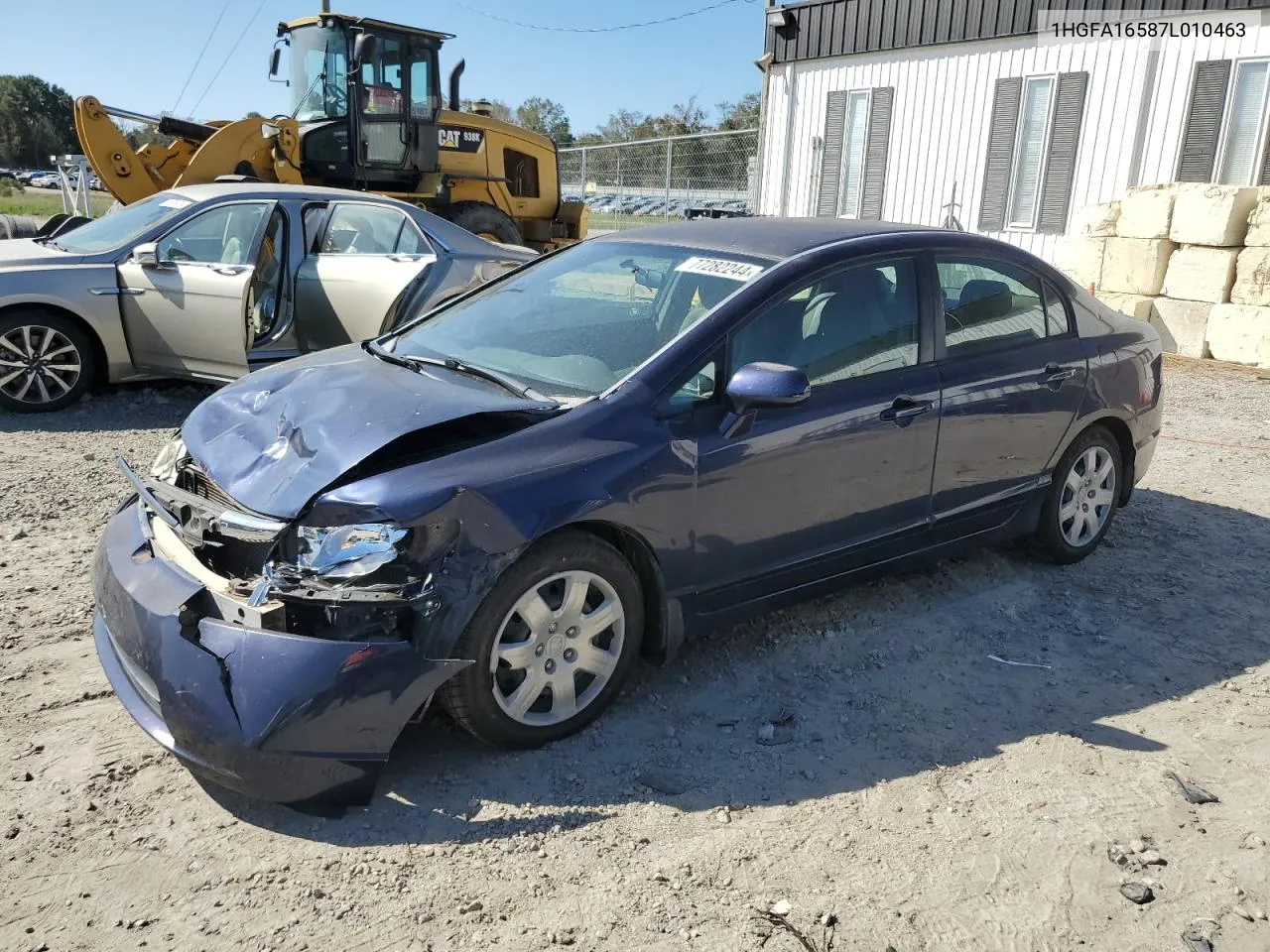 2007 Honda Civic Lx VIN: 1HGFA16587L010463 Lot: 77282244