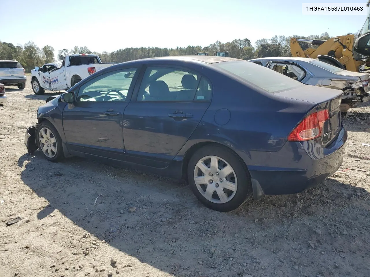 2007 Honda Civic Lx VIN: 1HGFA16587L010463 Lot: 77282244