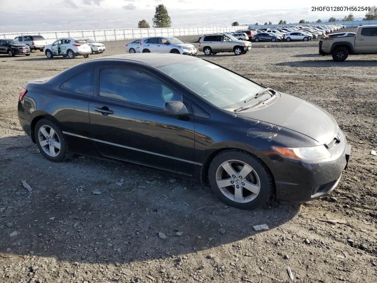 2007 Honda Civic Ex VIN: 2HGFG12807H562549 Lot: 77305764