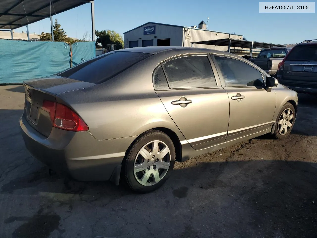 2007 Honda Civic Lx VIN: 1HGFA15577L131051 Lot: 77810134