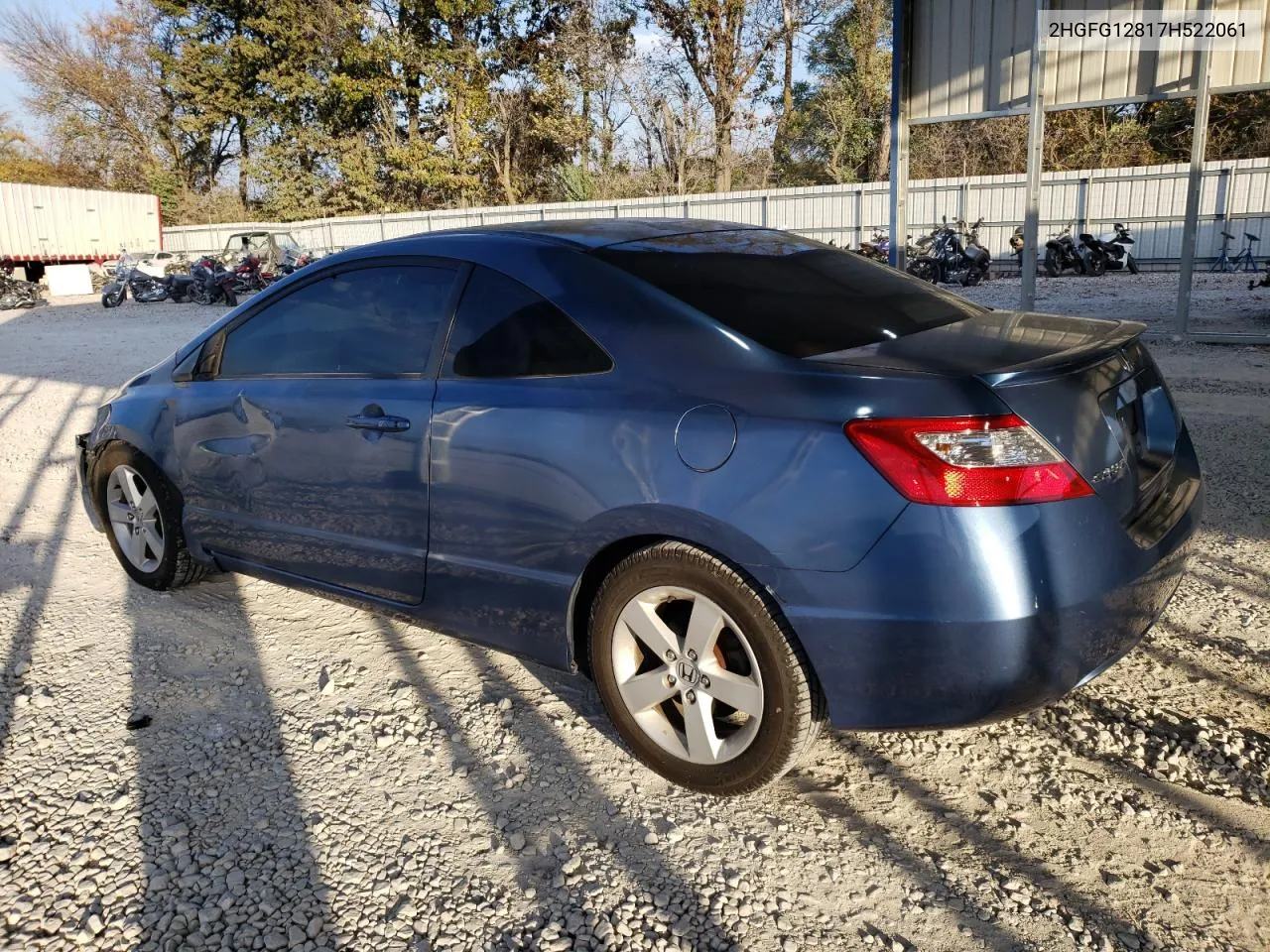 2007 Honda Civic Ex VIN: 2HGFG12817H522061 Lot: 77911164