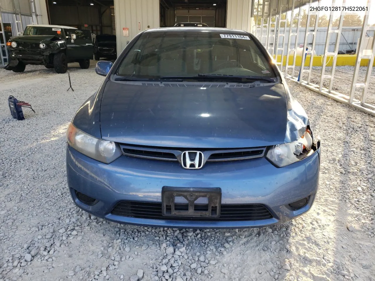 2007 Honda Civic Ex VIN: 2HGFG12817H522061 Lot: 77911164