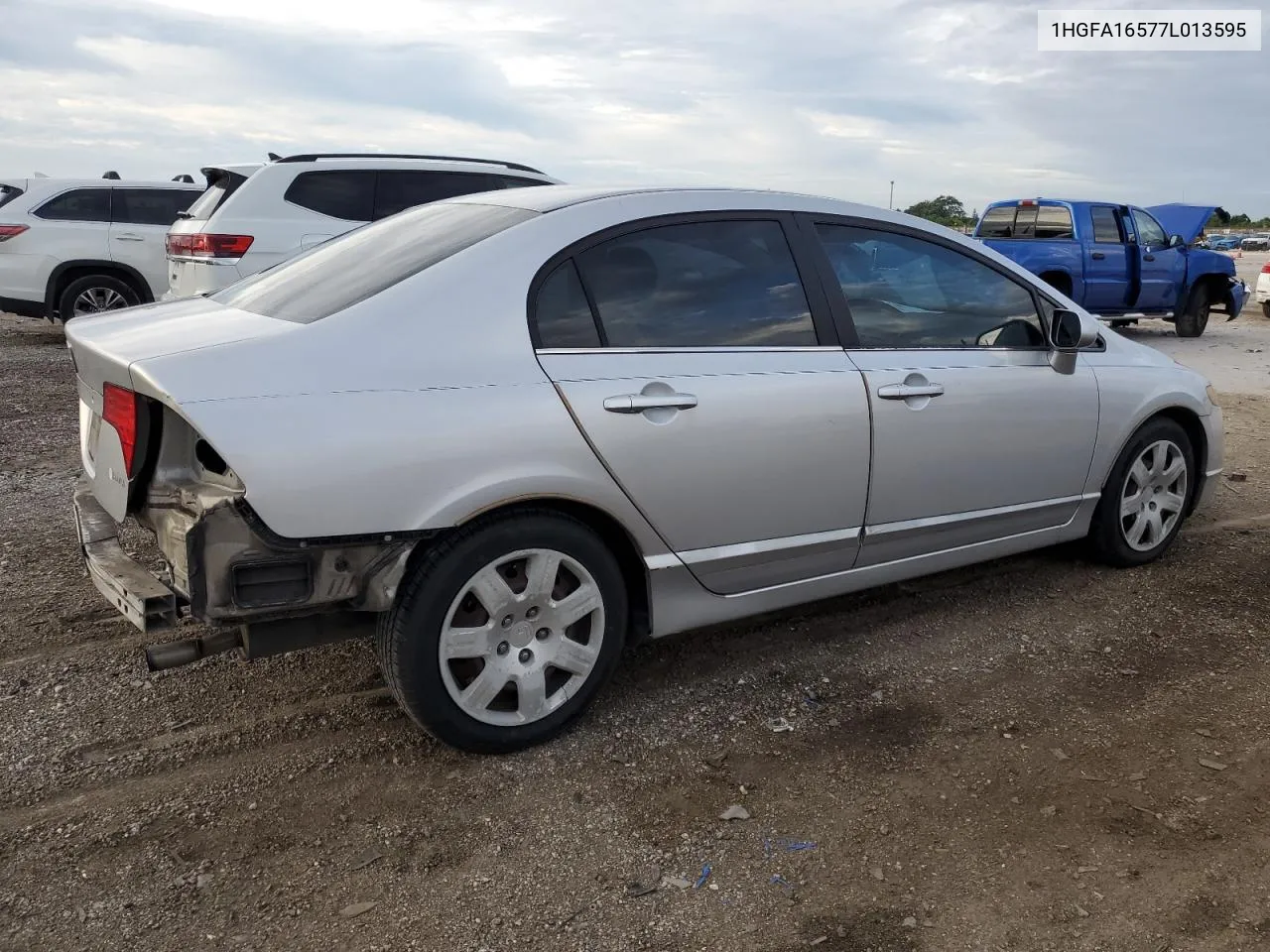 2007 Honda Civic Lx VIN: 1HGFA16577L013595 Lot: 78162644