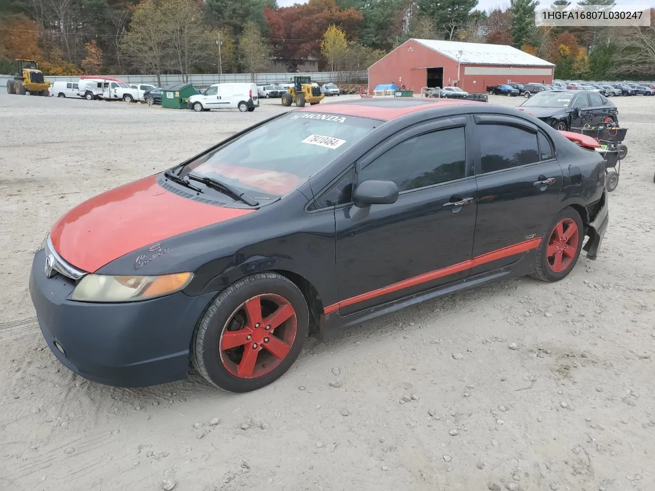 2007 Honda Civic Ex VIN: 1HGFA16807L030247 Lot: 78410464