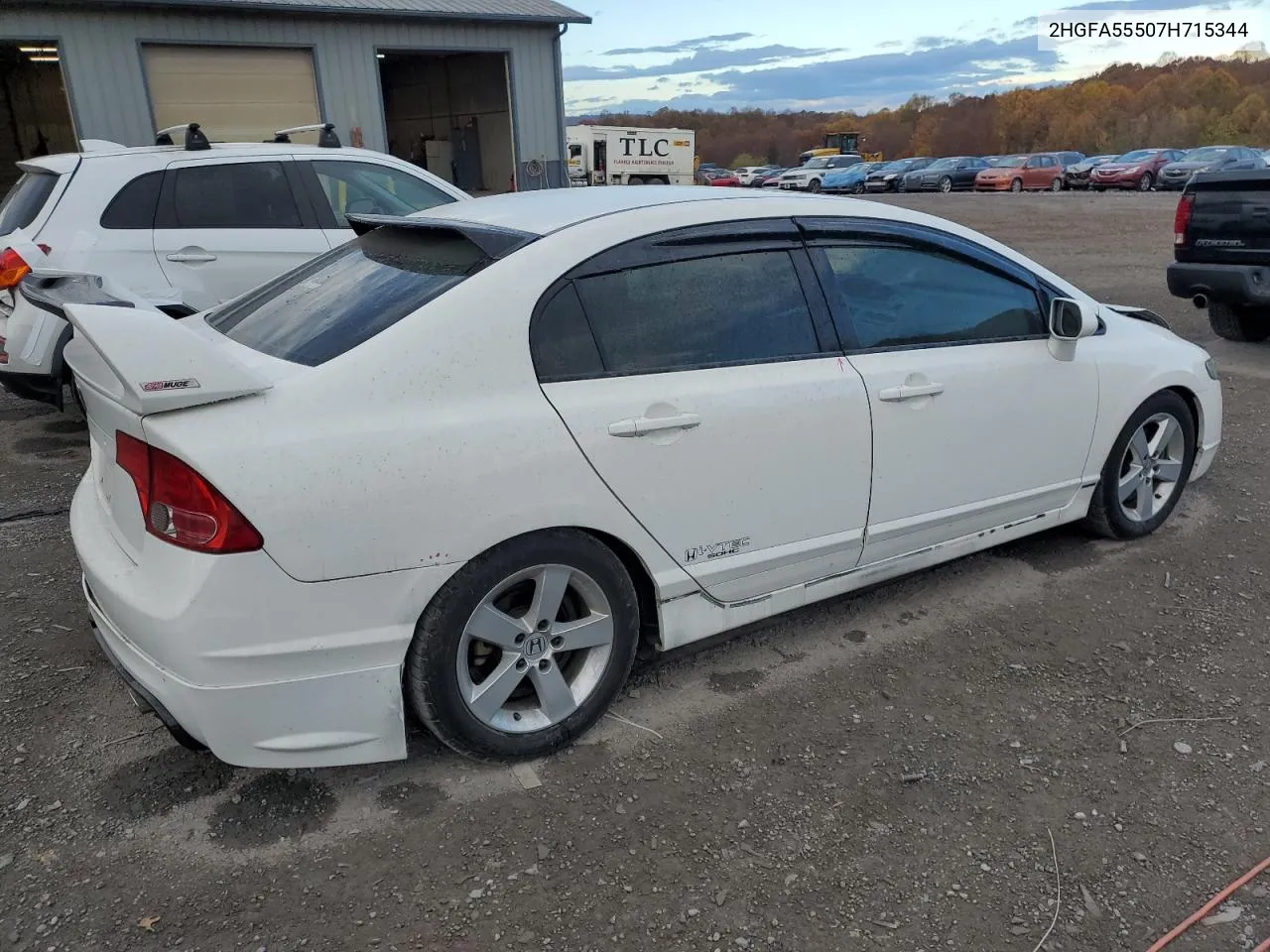 2007 Honda Civic Si VIN: 2HGFA55507H715344 Lot: 78476354