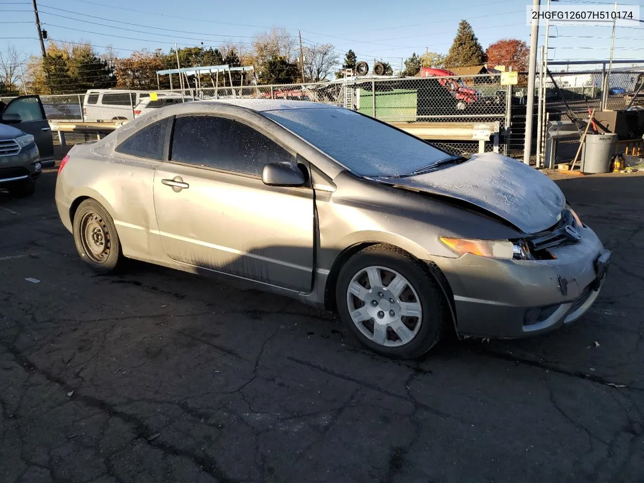 2007 Honda Civic Lx VIN: 2HGFG12607H510174 Lot: 78706234