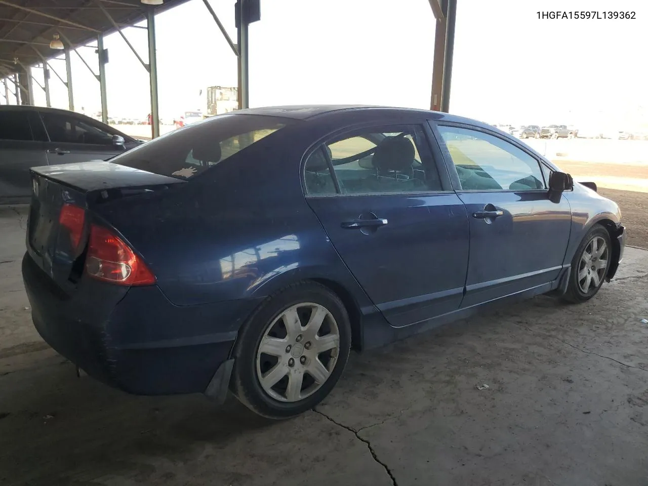 2007 Honda Civic Lx VIN: 1HGFA15597L139362 Lot: 78725794