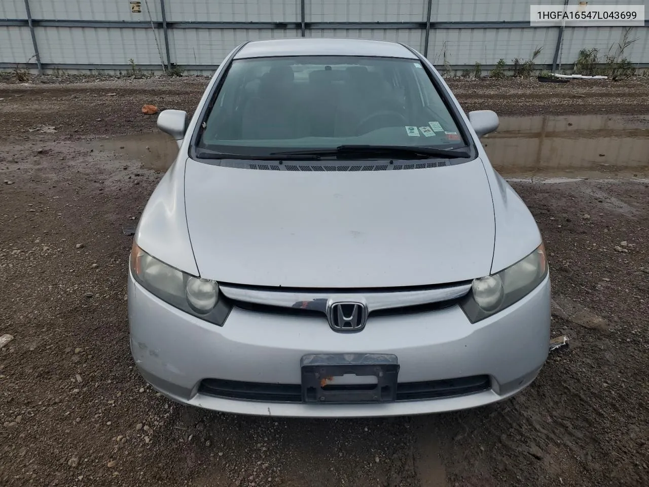 2007 Honda Civic Lx VIN: 1HGFA16547L043699 Lot: 78825444