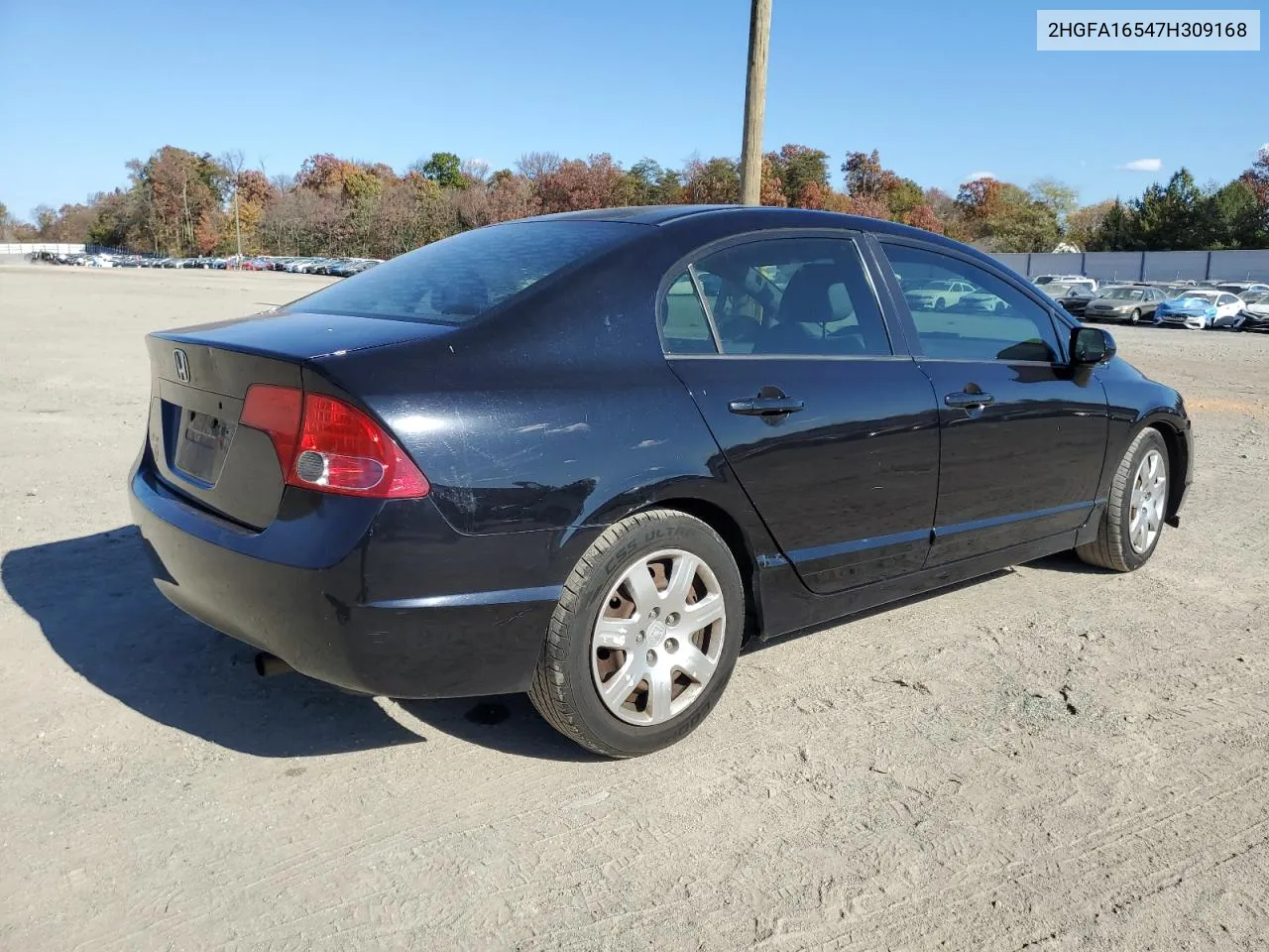 2007 Honda Civic Lx VIN: 2HGFA16547H309168 Lot: 79055144