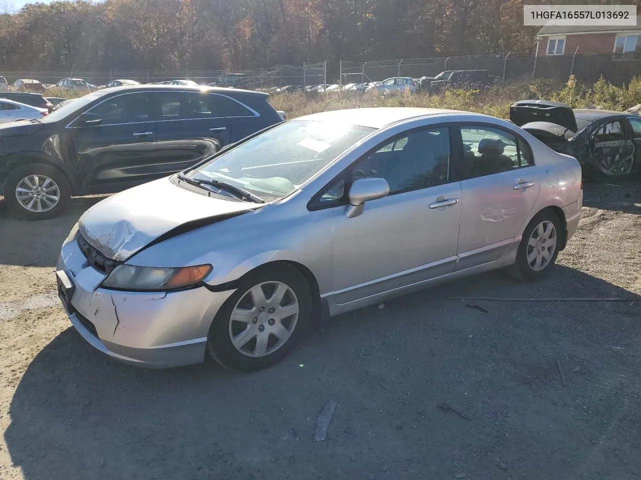 2007 Honda Civic Lx VIN: 1HGFA16557L013692 Lot: 79220414