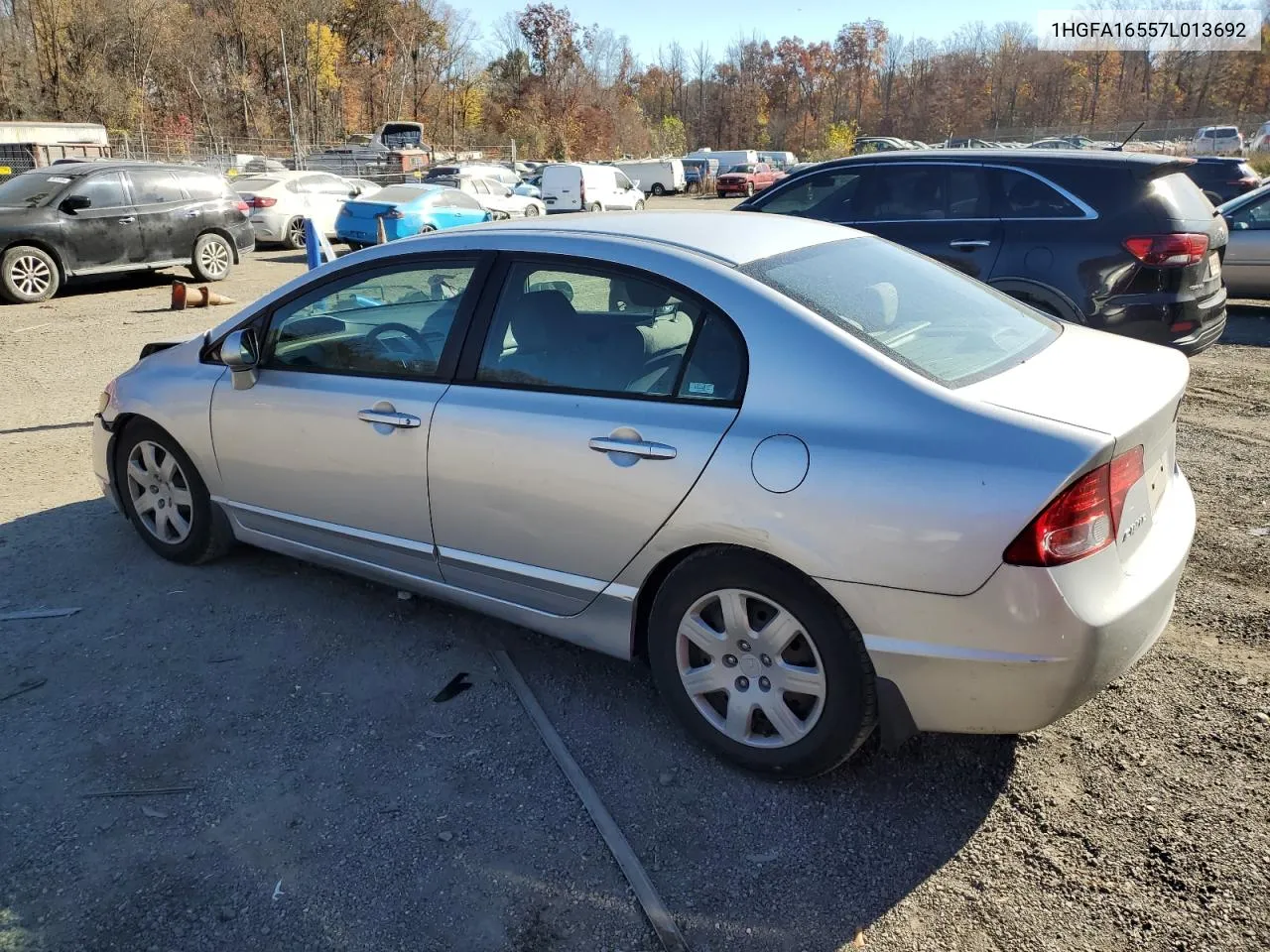 2007 Honda Civic Lx VIN: 1HGFA16557L013692 Lot: 79220414