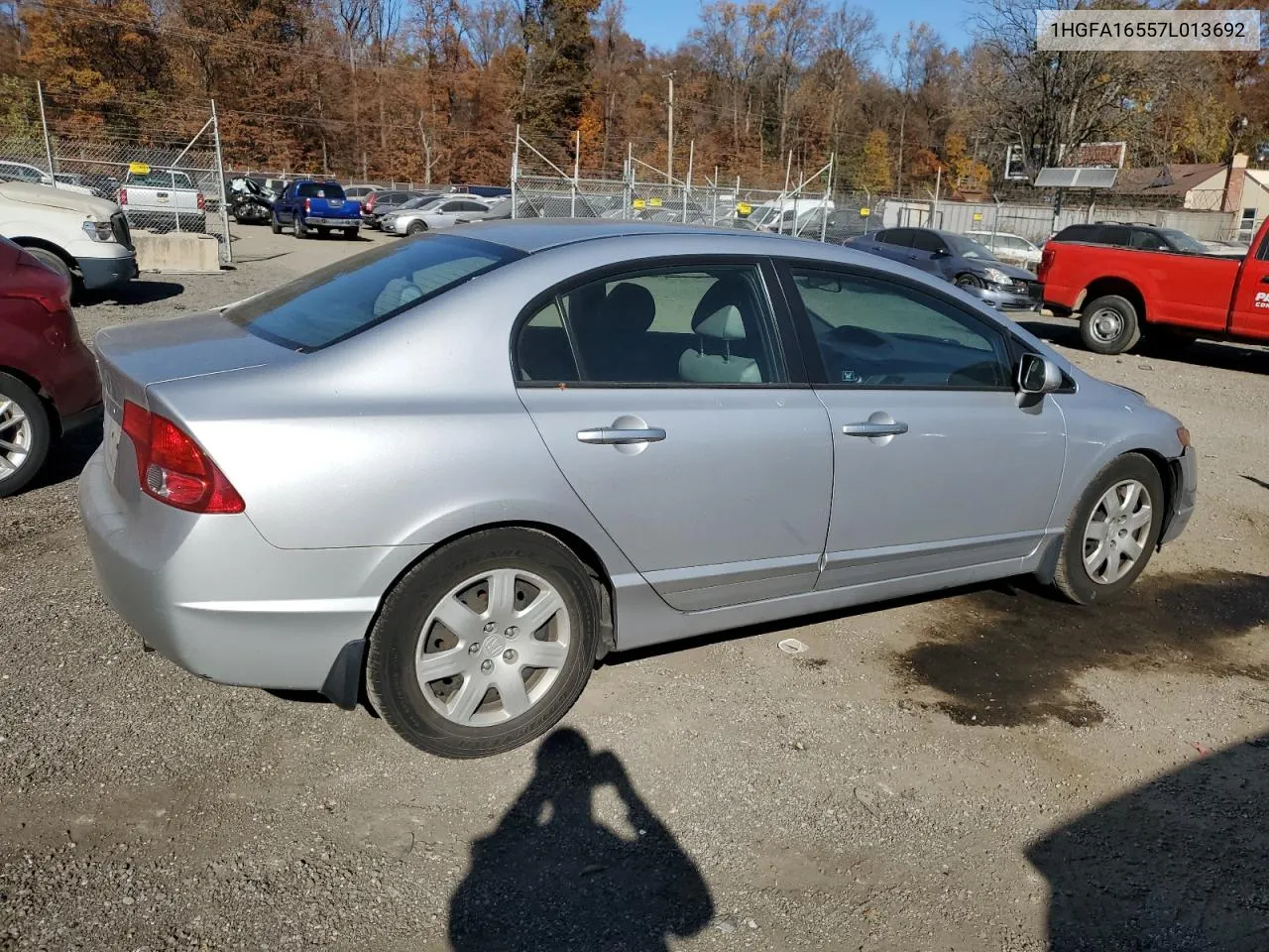 2007 Honda Civic Lx VIN: 1HGFA16557L013692 Lot: 79220414