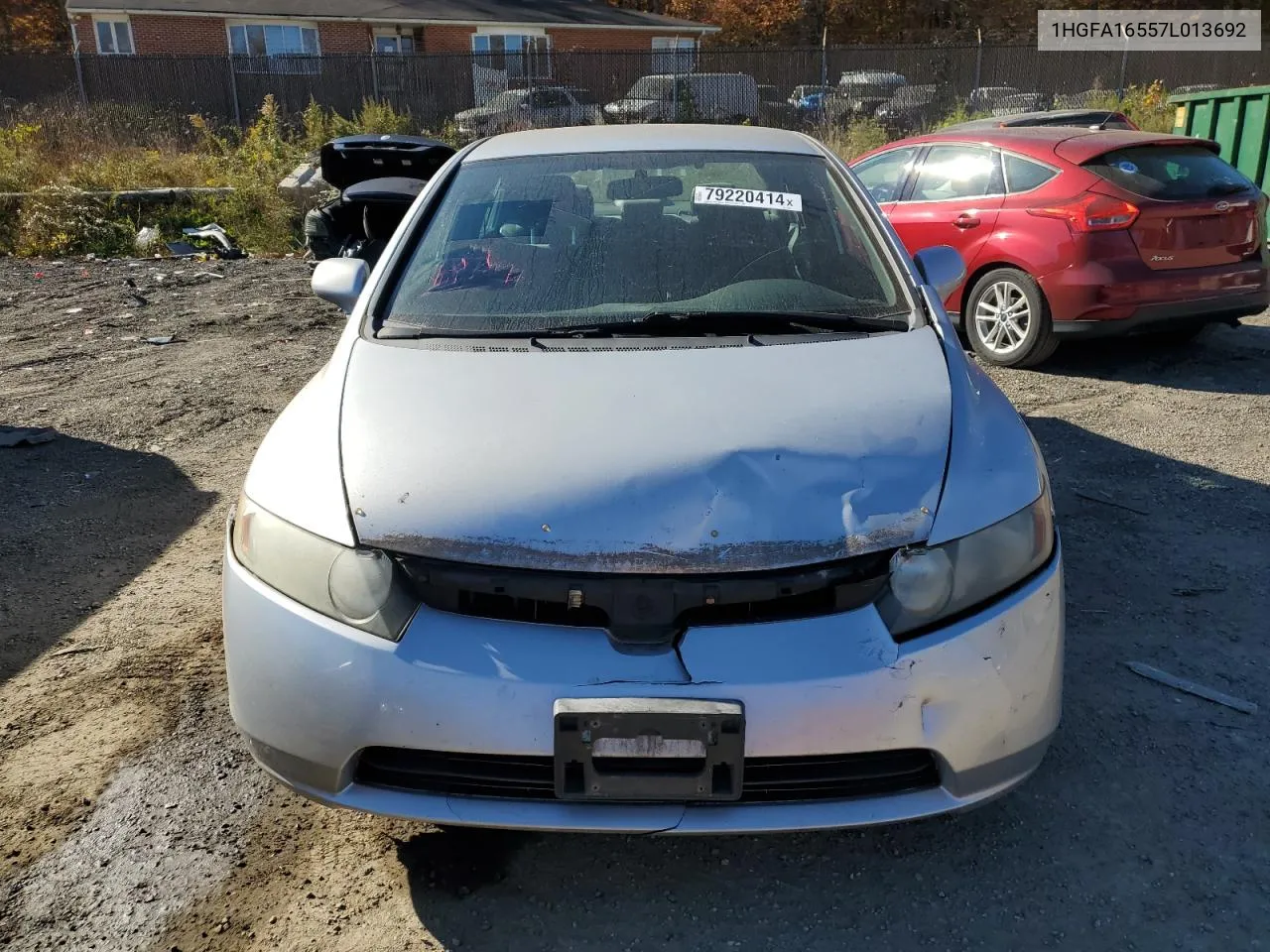 2007 Honda Civic Lx VIN: 1HGFA16557L013692 Lot: 79220414