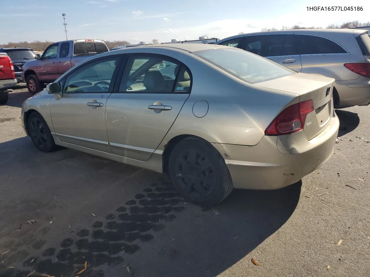 2007 Honda Civic Lx VIN: 1HGFA16577L045186 Lot: 79364754