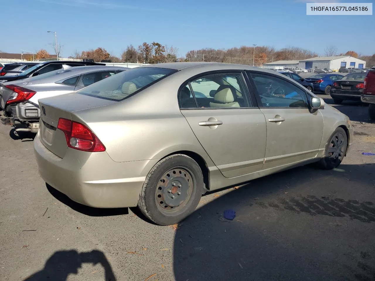 2007 Honda Civic Lx VIN: 1HGFA16577L045186 Lot: 79364754