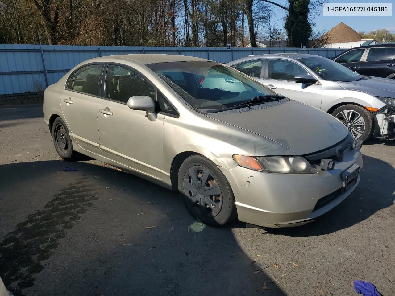 2007 Honda Civic Lx VIN: 1HGFA16577L045186 Lot: 79364754