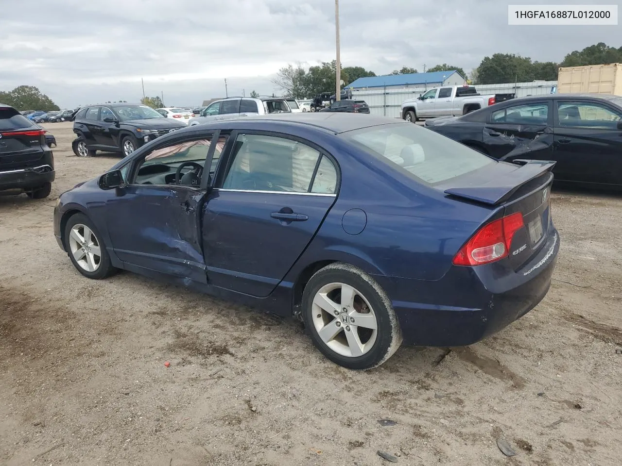 2007 Honda Civic Ex VIN: 1HGFA16887L012000 Lot: 79492534